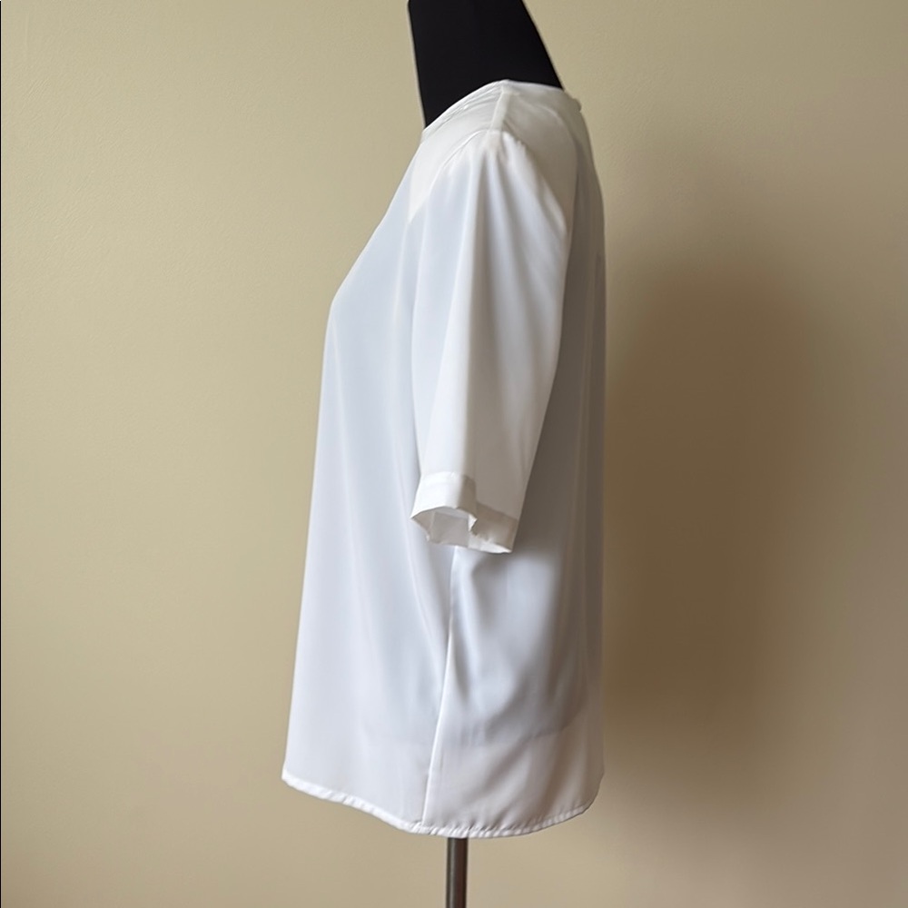 Vintage Laura Scott White Embroidered Blouse - Picture 7 of 9